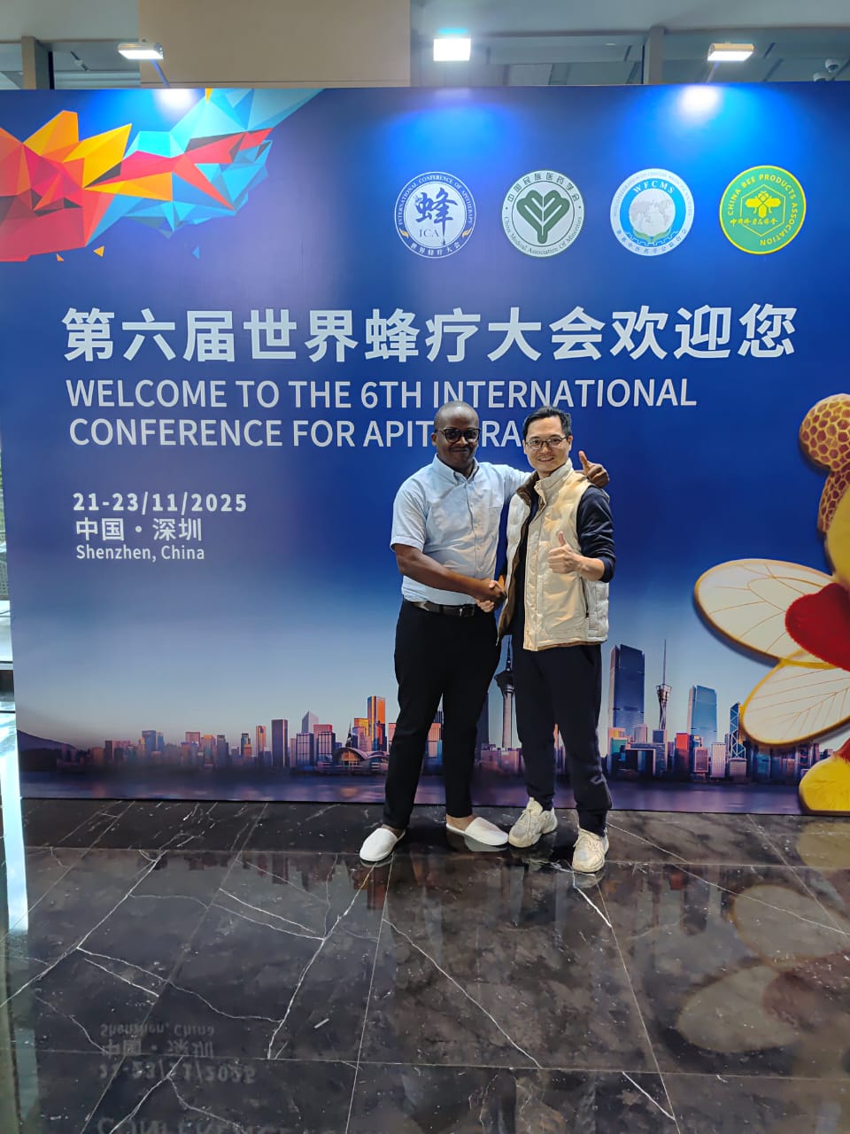 Representing African Apiculture at the 6th International Conference for Apitherapy in Shenzhen